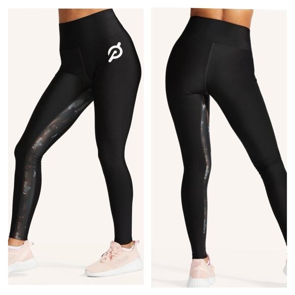Peloton Show Up High Rise Leggings M Black - Picture 1 of 9